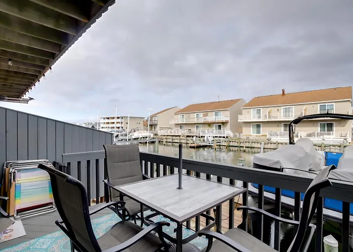 Harbor-View Balcony, Walk To Beach: Ocean City Gem